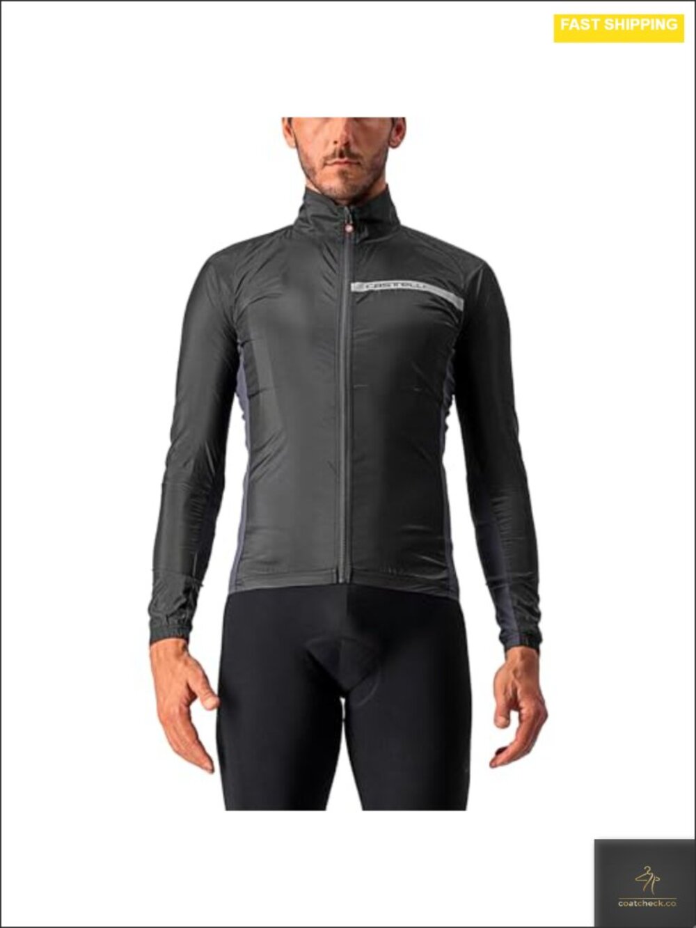 Castelli Squadra Stretch Cycling Jacket Men's Windproof Water Resistant